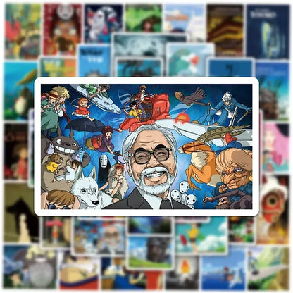 Sticker Flakes Ghibli Collection Poster