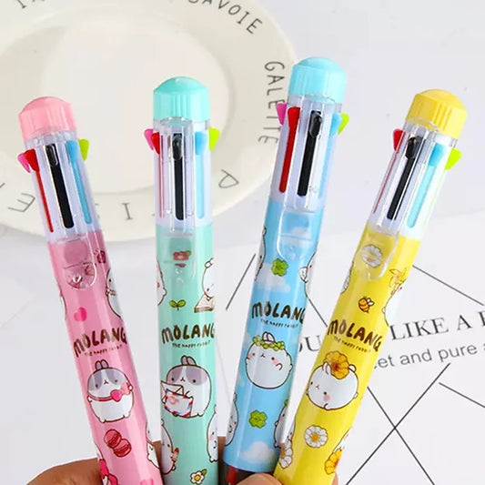 8 Farger Ballpoint Pen 0.5mm Molang