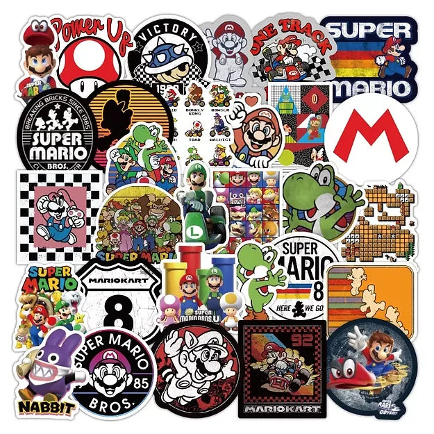 Sticker Flakes Anime Super Mario