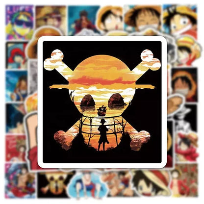 Sticker Flakes Anime One Piece