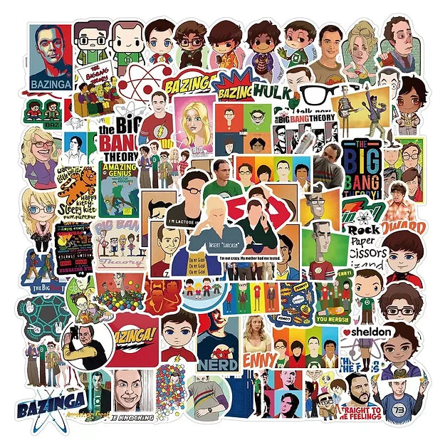 Sticker Flakes Serie Big Bang Theory