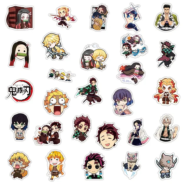 Sticker Flakes Anime Demon Slayer