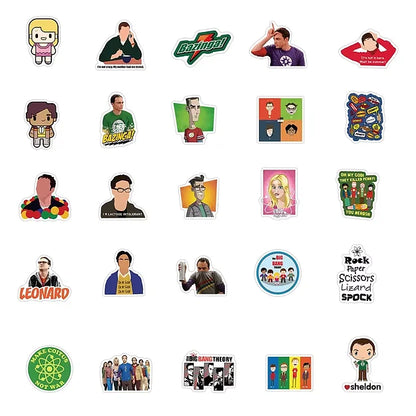 Sticker Flakes Serie Big Bang Theory