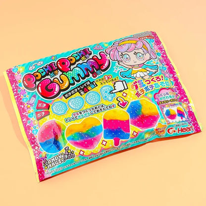 SUPER FUN!!! Pochi Pochi Gummy DIY Pop-It Candy Kit (Heart) DATOVARE