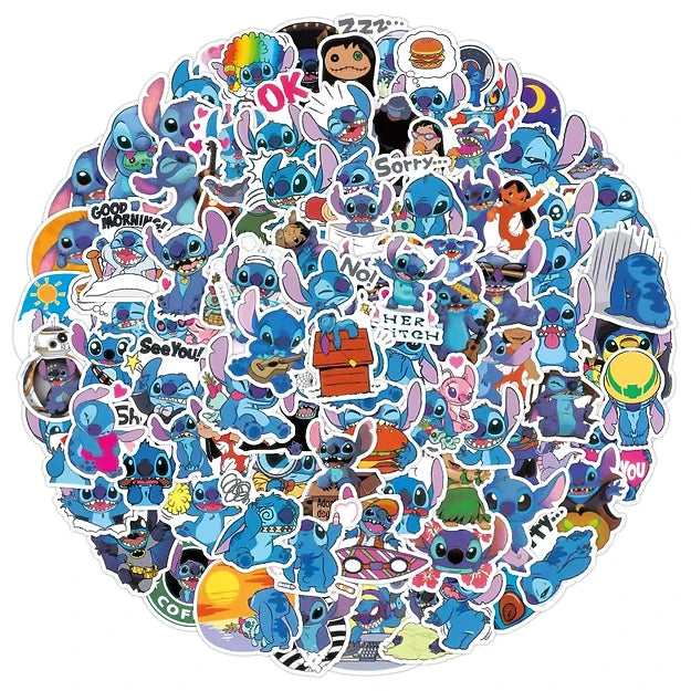 Sticker Flakes Film Lilo & Stitch