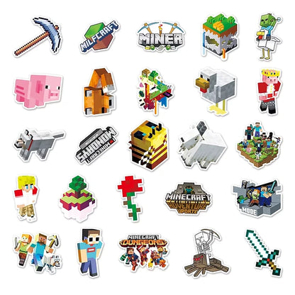 Sticker Flakes Game Minecraft My World