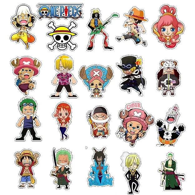 Sticker Flakes Anime One Piece