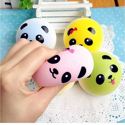 Squishy Panda Bun Colorful