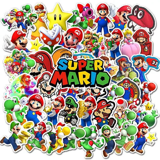 Sticker Flakes Anime Super Mario