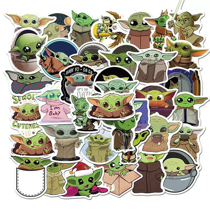 Sticker Flakes Film Star Wars Grogu