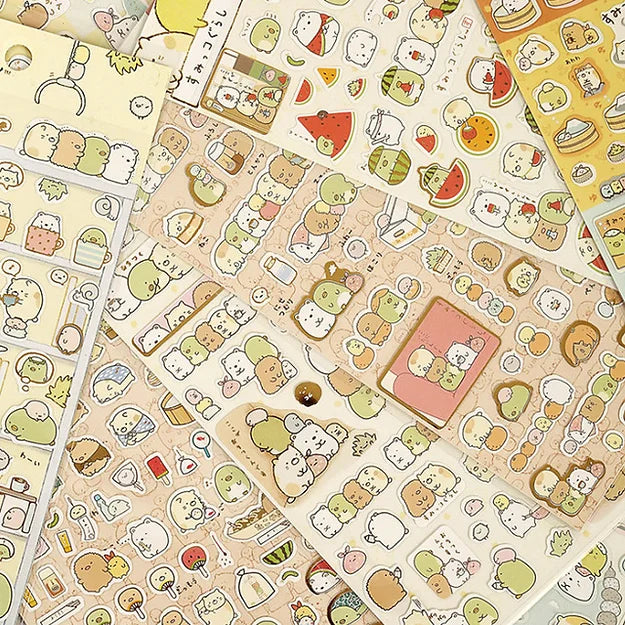 Sticker Sheet Sumikkogurashi (San-X)