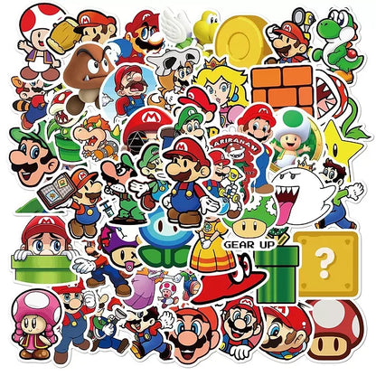 Sticker Flakes Anime Super Mario