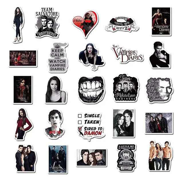 Sticker Flakes Serie Vampire Diaries