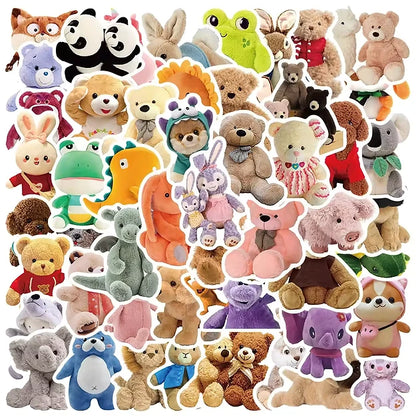 Sticker Flakes Cartoon Plushies