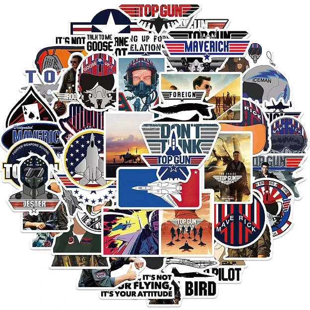 Sticker Flakes Film Top Gun: Maverick