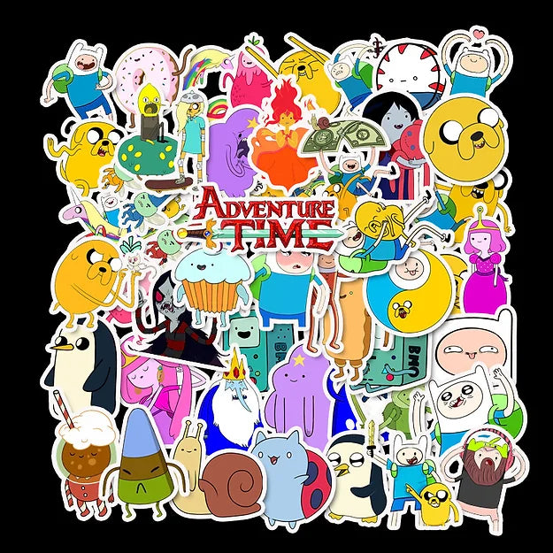 Sticker Flakes Anime Adventure Time