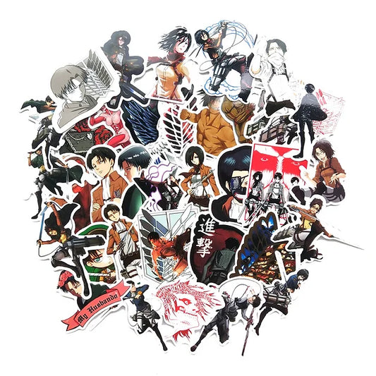 Sticker Flakes Anime Attack on Titan