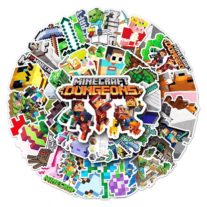 Sticker Flakes Game Minecraft My World