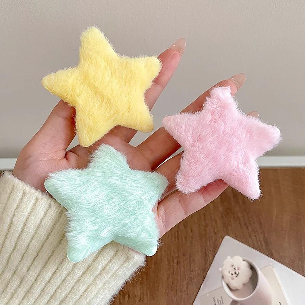 Hårspenne Fluffy Star 6.5cm