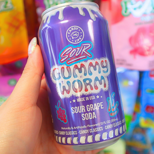 Candy Lips Sour Gummy Worm 355ml DATOVARE