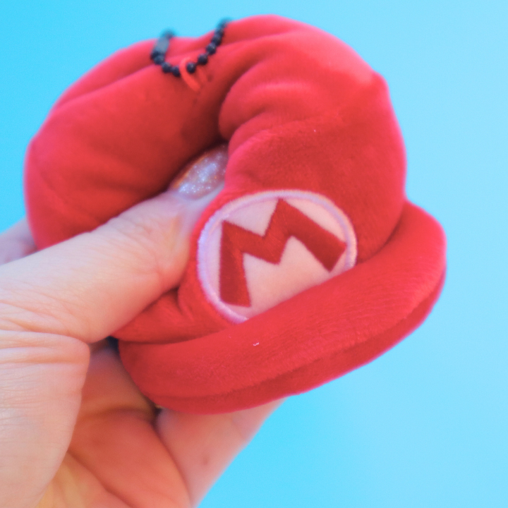 Mario Cart Mocchi Ball Chain Mascot Mario's Hat (Takara Tomy A.R.T.S)