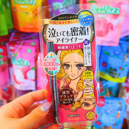 Kiss Me Heroine Make Waterproof Smooth Liquid Eyeliner Black