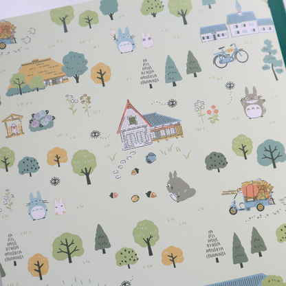 A4 Skrivebok Totoro Forest