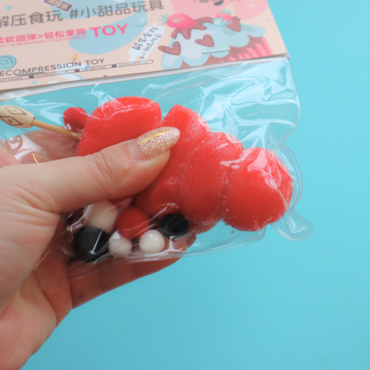 Taba Squishy Sugar-Coated Strawberry Dango