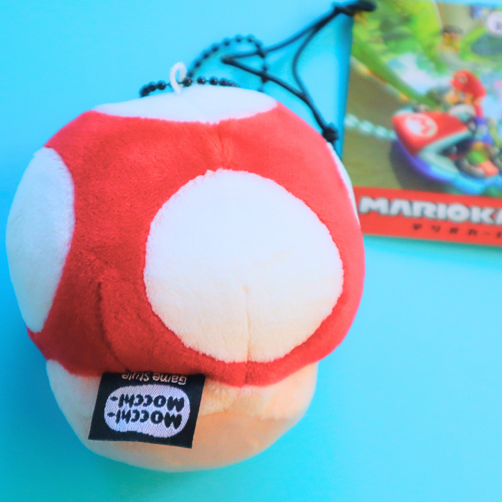 Mario Cart Mocchi Ball Chain Mascot Dash Mushroom (Takara Tomy A.R.T.S)