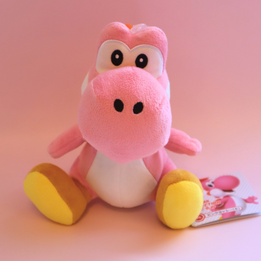 Super Mario All-Star Collection Plushie Pink Yoshi 20cm (SANEI)