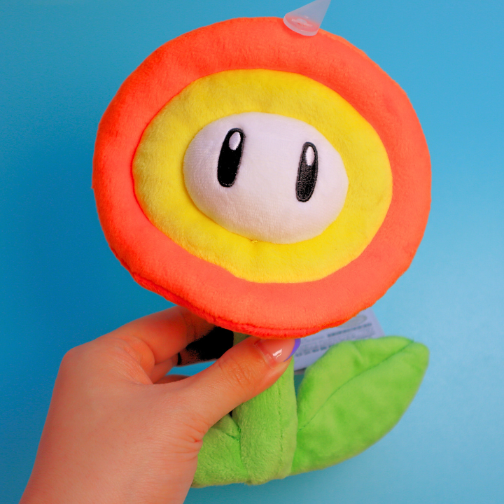 Super Mario All-Star Collection Plushie Fire Flower 19cm (SANEI)