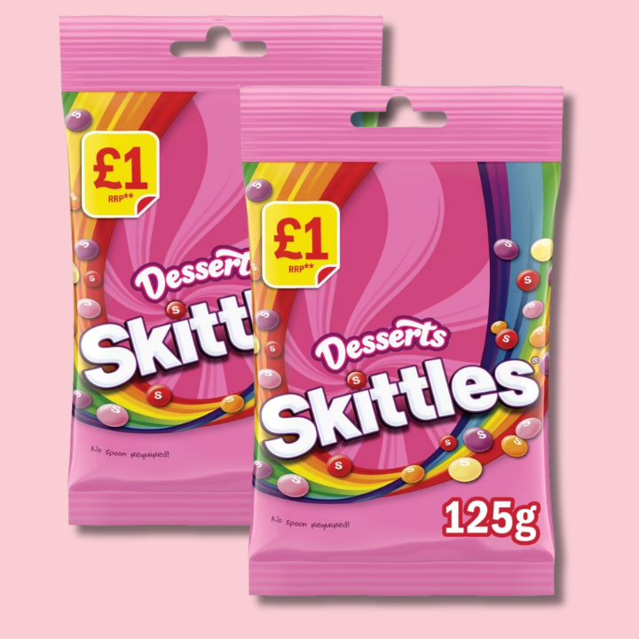 Skittles Sweets Dessert 125g (MARS) VEGAN