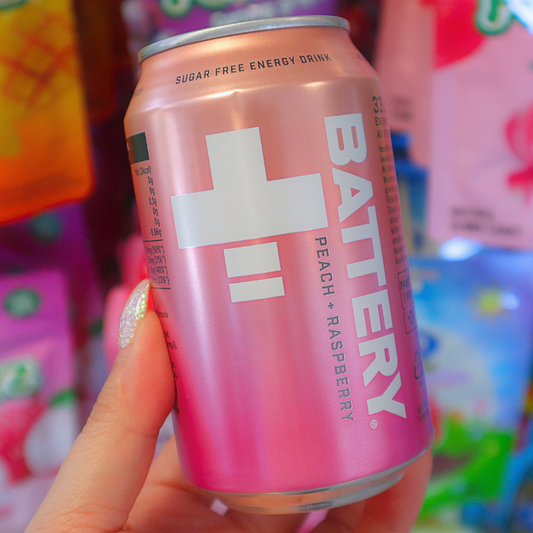 Battery Energy Peach Raspberry 330ml