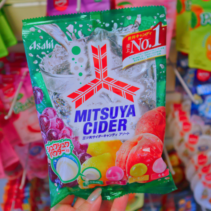 Mitsuya Cider Assorted Fruits Candy 112g (ASAHI)