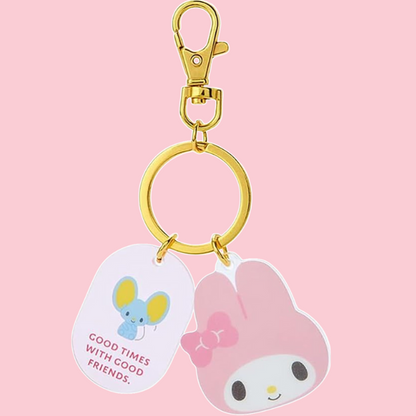 Sanrio Acrylic Face Shaped Keychain (SANRIO)