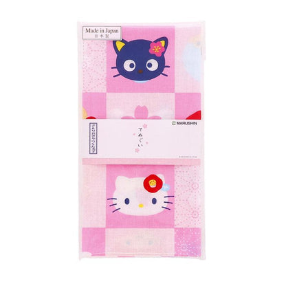 Hand Towel Tenugui Sakura Sanrio Japan(SANRIO)