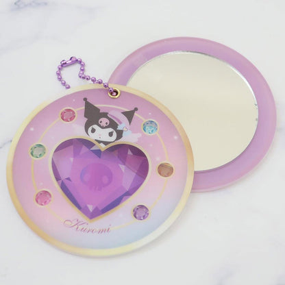 Sanrio Compact Acrylic Mirror Magical Jewelry Kuromi
