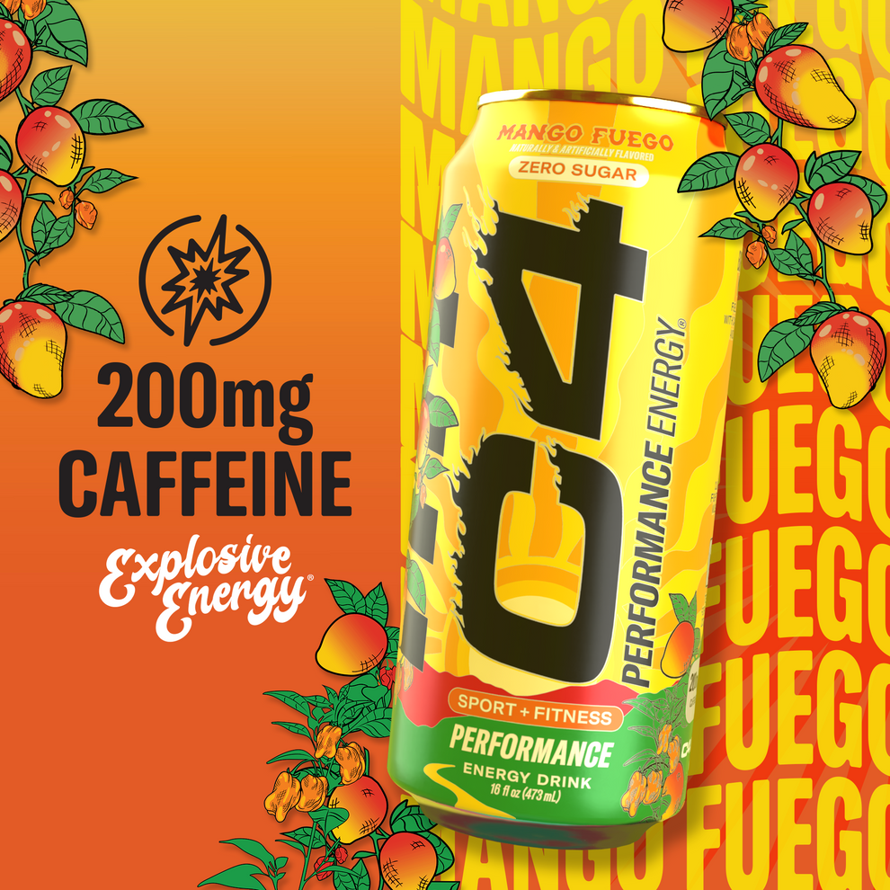 C4 Energy Mango Fuego 473ml