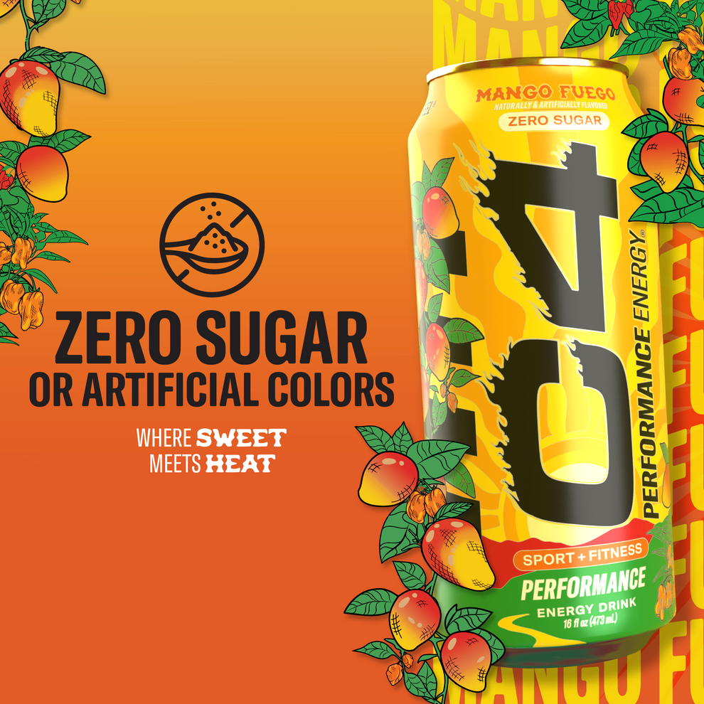 C4 Energy Mango Fuego 473ml