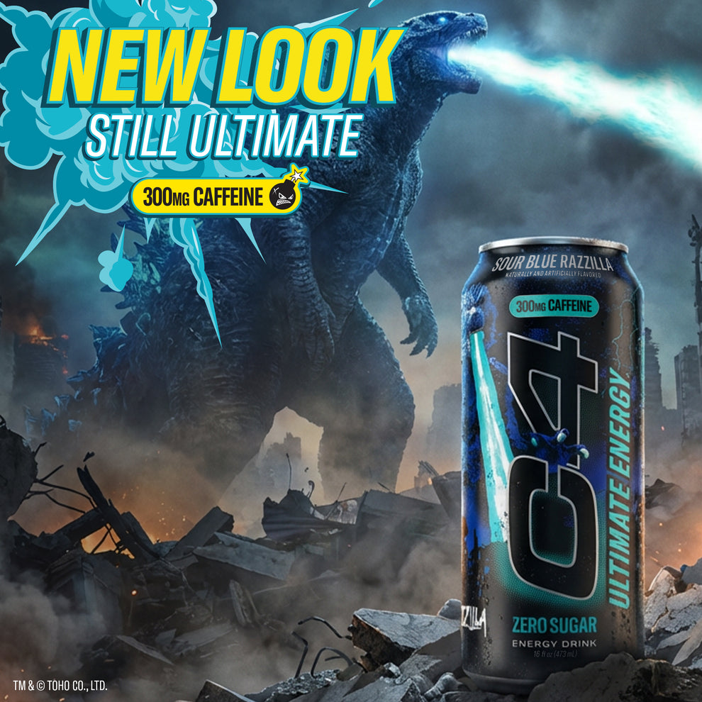 C4 Energy Sour Blue Razzilla 473ml