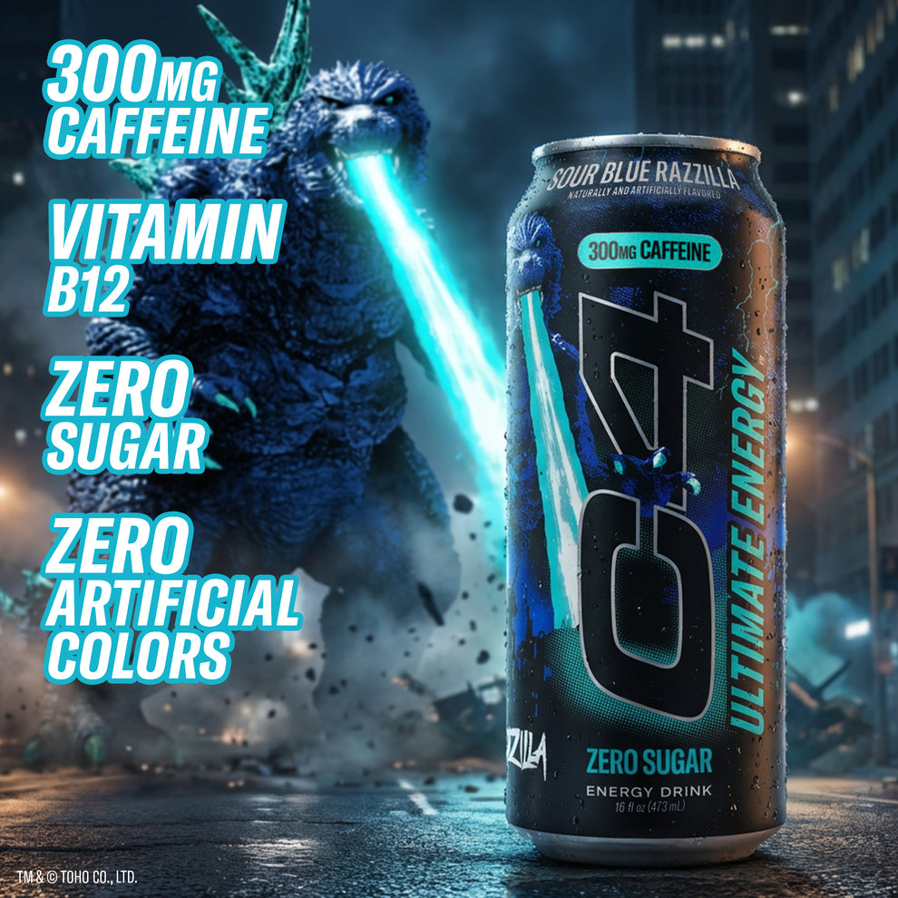 C4 Energy Sour Blue Razzilla 473ml
