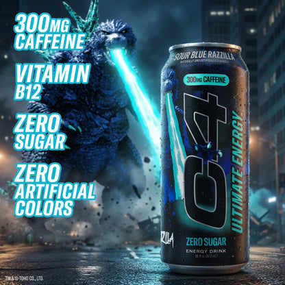 C4 Energy Sour Blue Razzilla 473ml