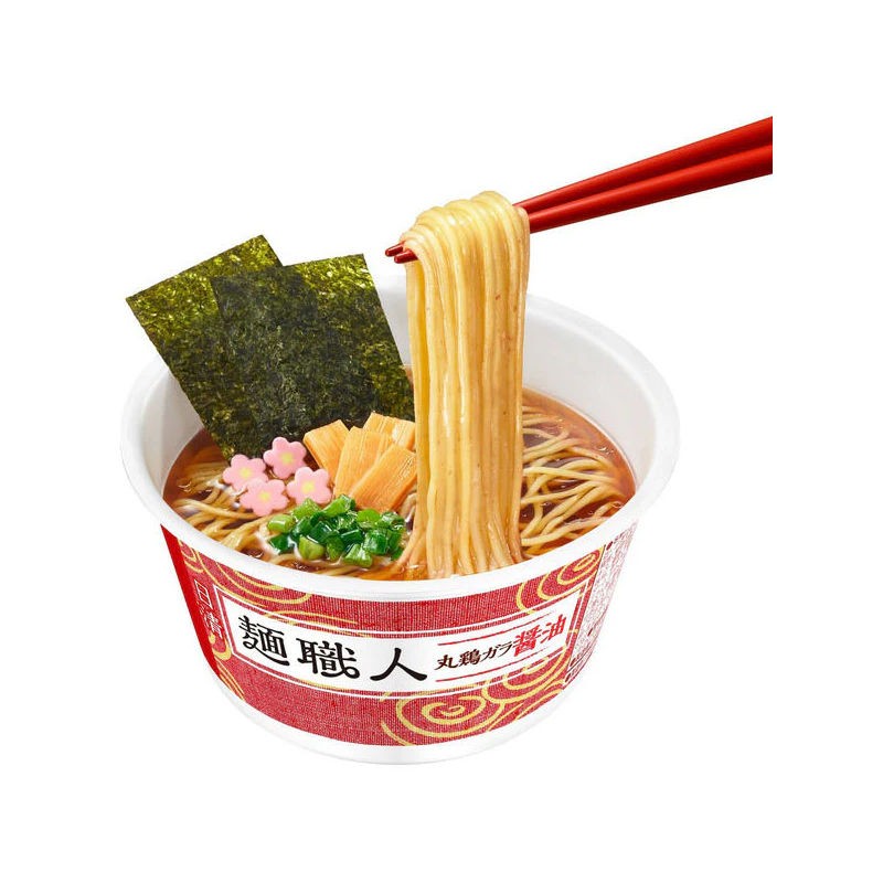 Instant Ramen Men Shokunin Chicken & Soy Sauce 87g (NISSIN)