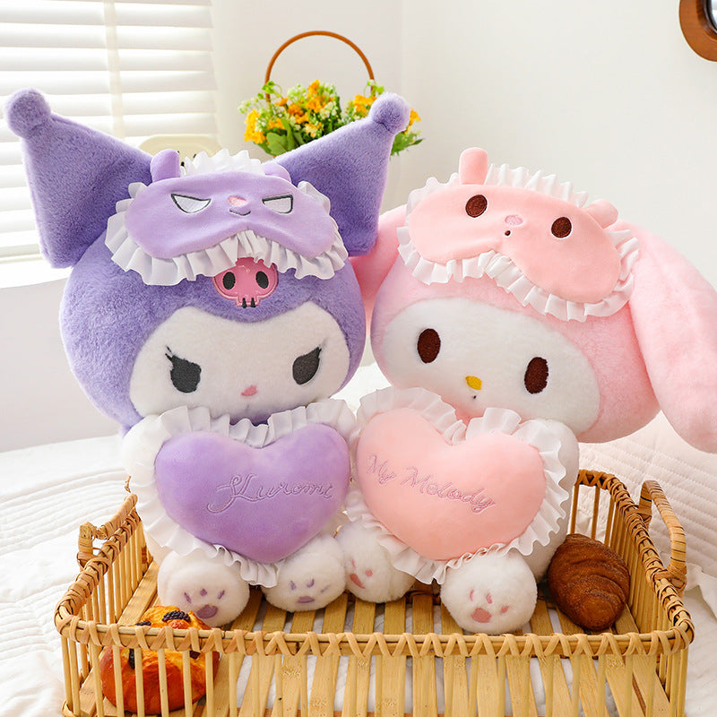 Kosebamse Kuromi My Melody Bedtime 25 cm