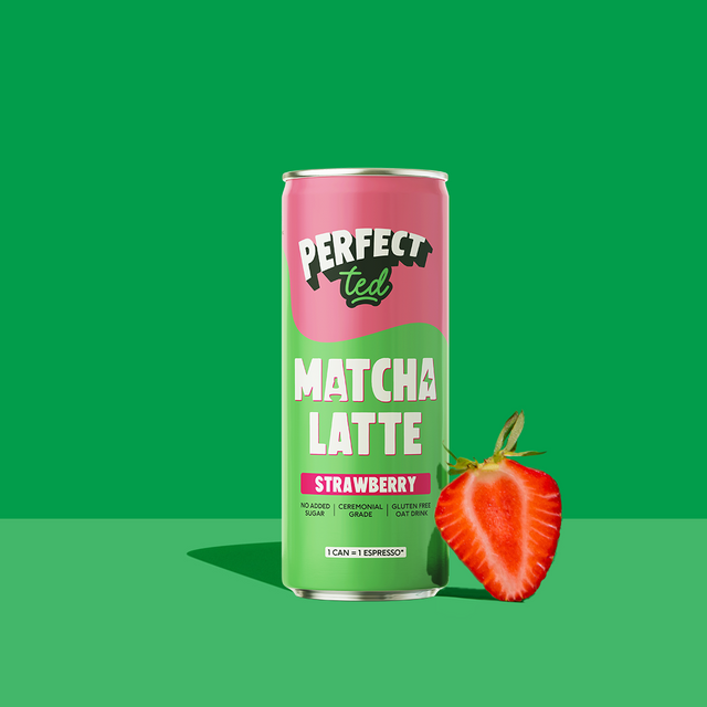 Perfected Matcha Latte Strawberry 250ml