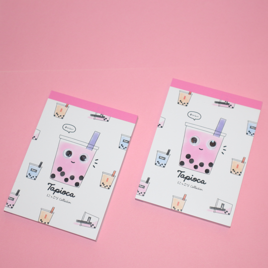 Memo Pads Nikkori Collection Boba Drink