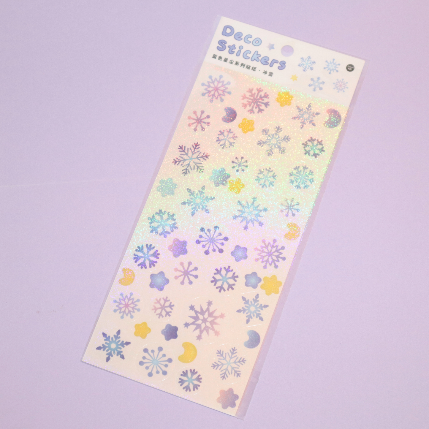 Deco Sticker Sheet Blue Collection