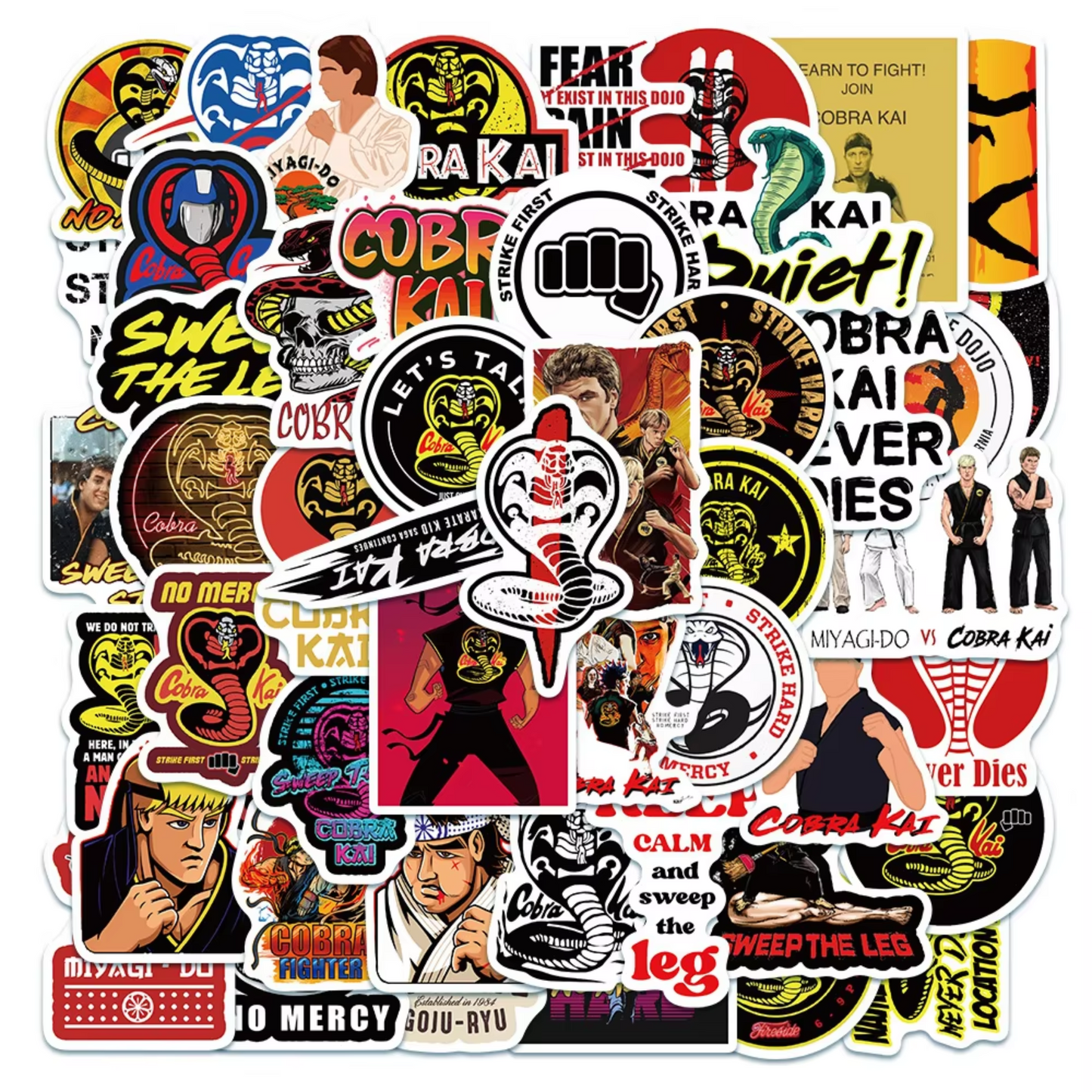 Sticker Flakes Cobra Kai