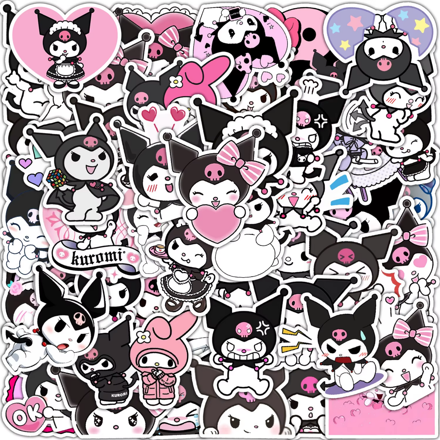 Sticker Flakes Sanrio Kuromi