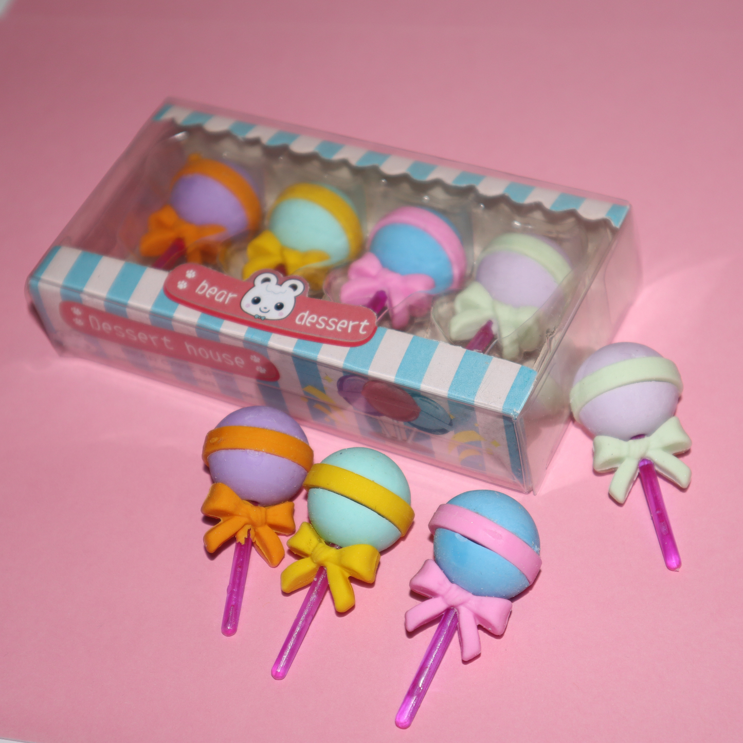 Sweets Eraser Set